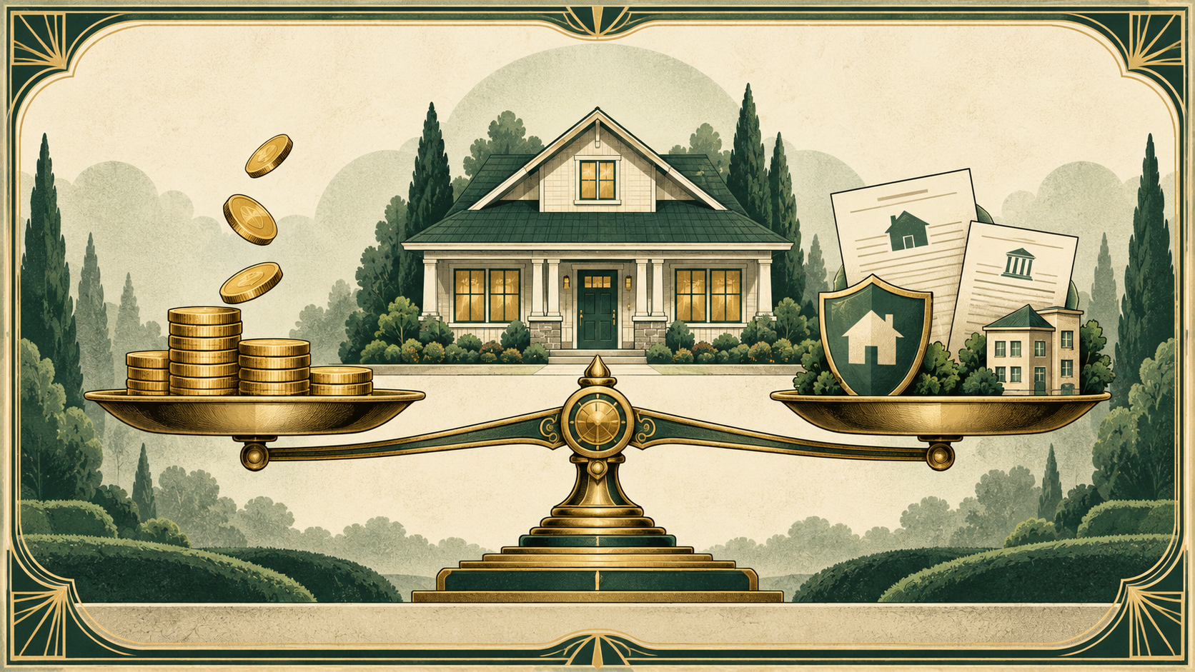 Rental income compared with mortgage, taxes, insurance and HOA expenses in a DSCR calculation