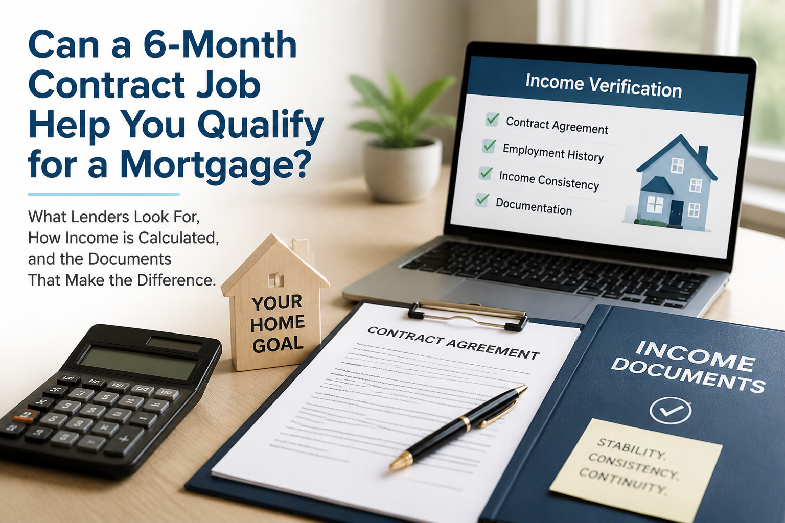6-Month Contract Job: Can It Help You Qualify for a Mortgage?
