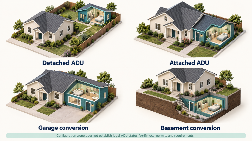 Common Types of ADUs