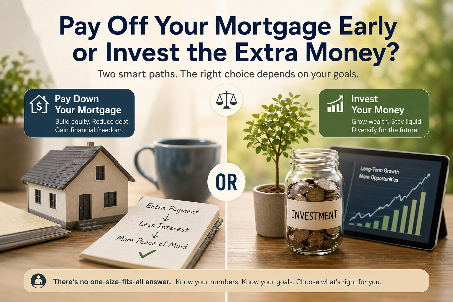 Should You Pay Off Your Mortgage Early or Invest the Extra Money?