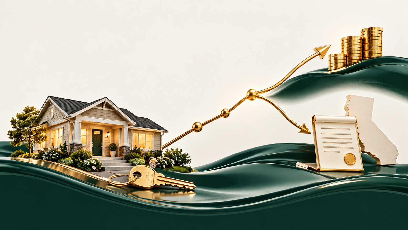 California home value growth and Dream For All shared appreciation repayment