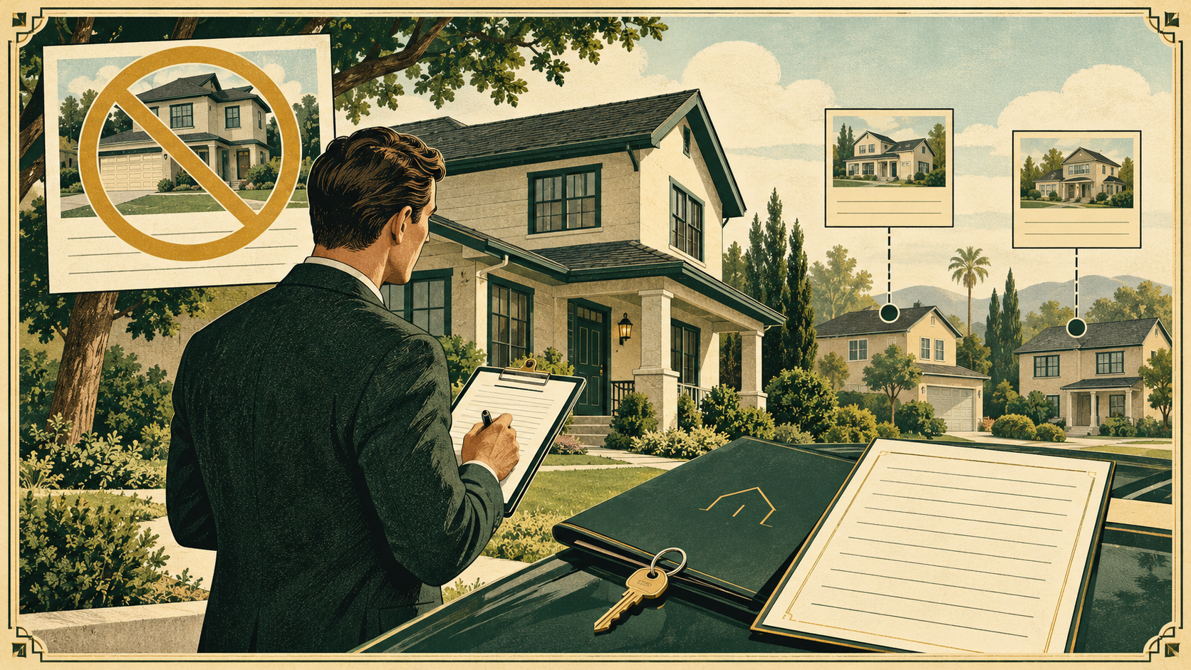 Appraiser reviewing market rent and comparable rental properties for a DSCR loan