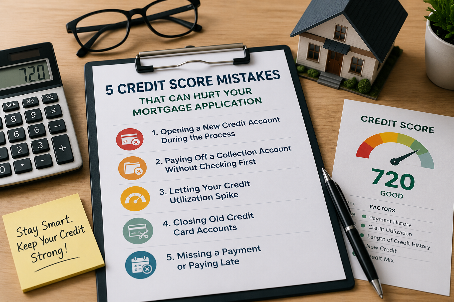 5 Credit Score Mistakes That Can Hurt Your Mortgage Application