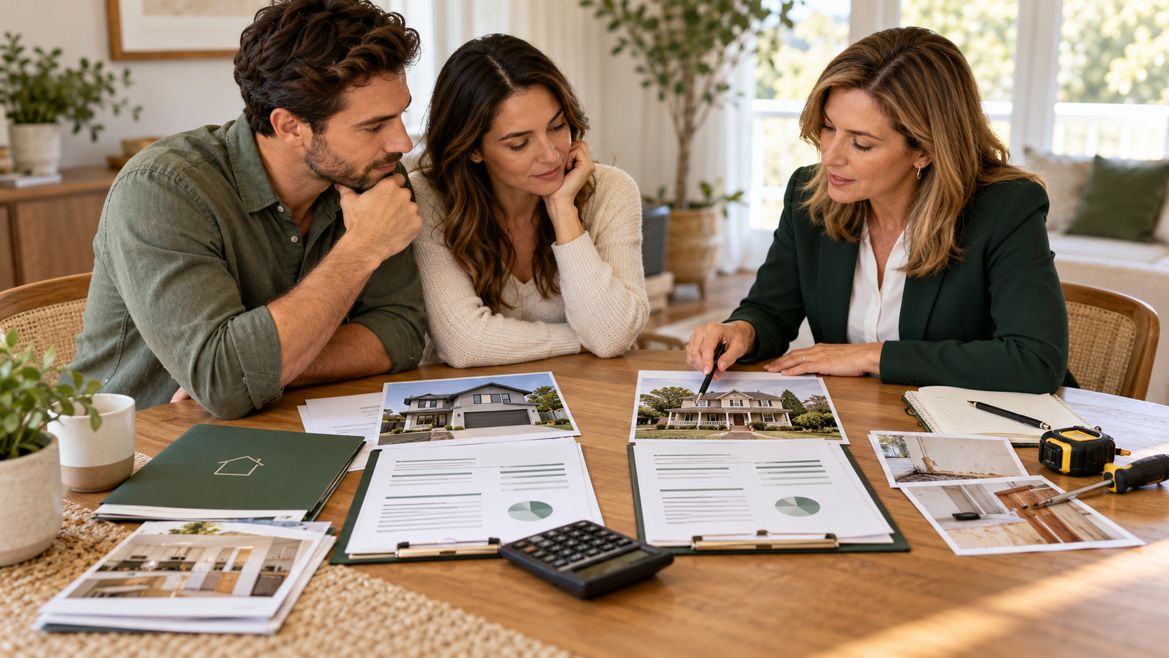 Buyers comparing new home and existing home ownership costs side by side