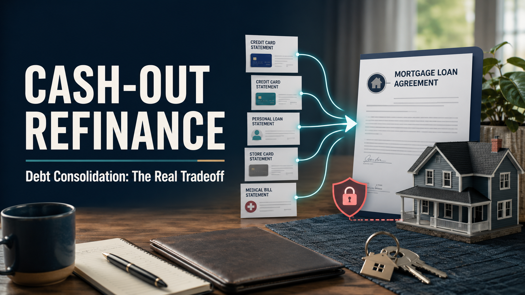 Cash-Out Refinance for Debt Consolidation: What It Actually Solves, and What It Does Not