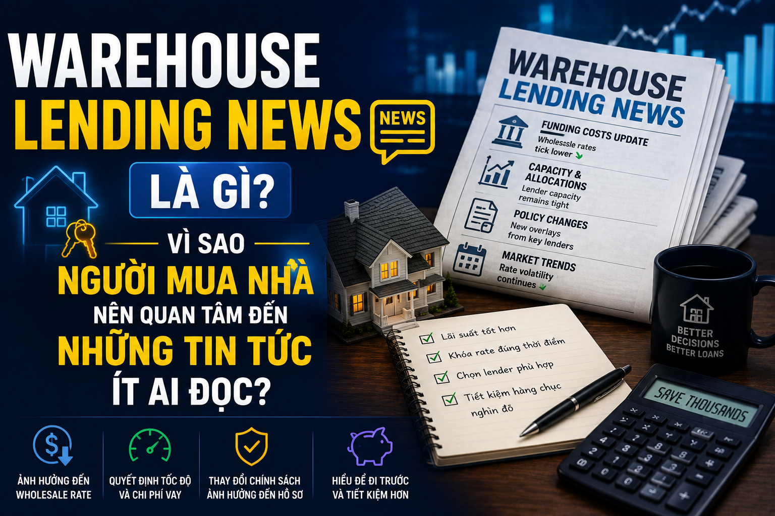 Warehouse Lending News là gì? Vì Sao Người Mua Nhà Nên Quan Tâm Đến Những Tin Tức Ít Ai Đọc?