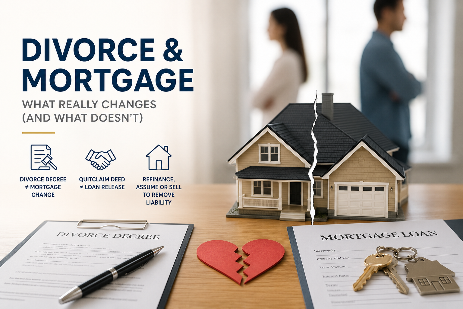 Divorce and Your Mortgage: How to Remove a Co-Borrower
