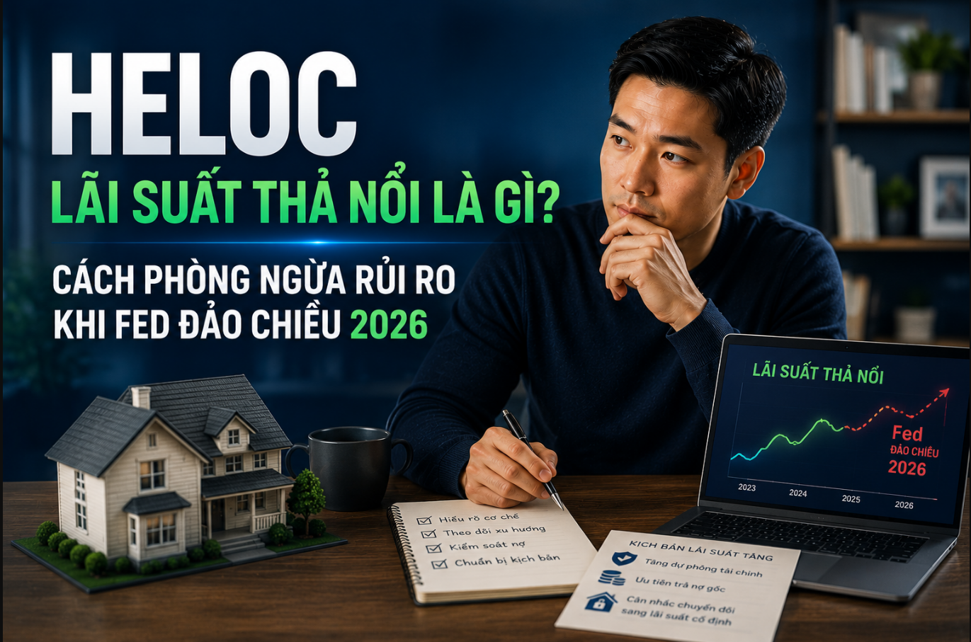 HELOC lãi suất thả nổi là gì