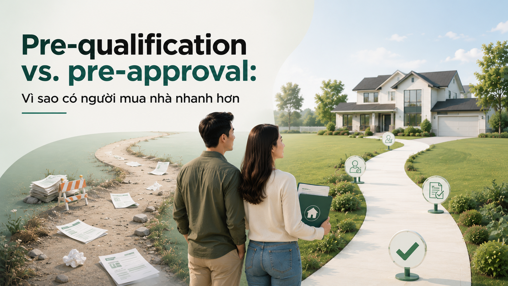 Pre-qualification vs. pre-approval: Vì sao có người mua nhà nhanh hơn
