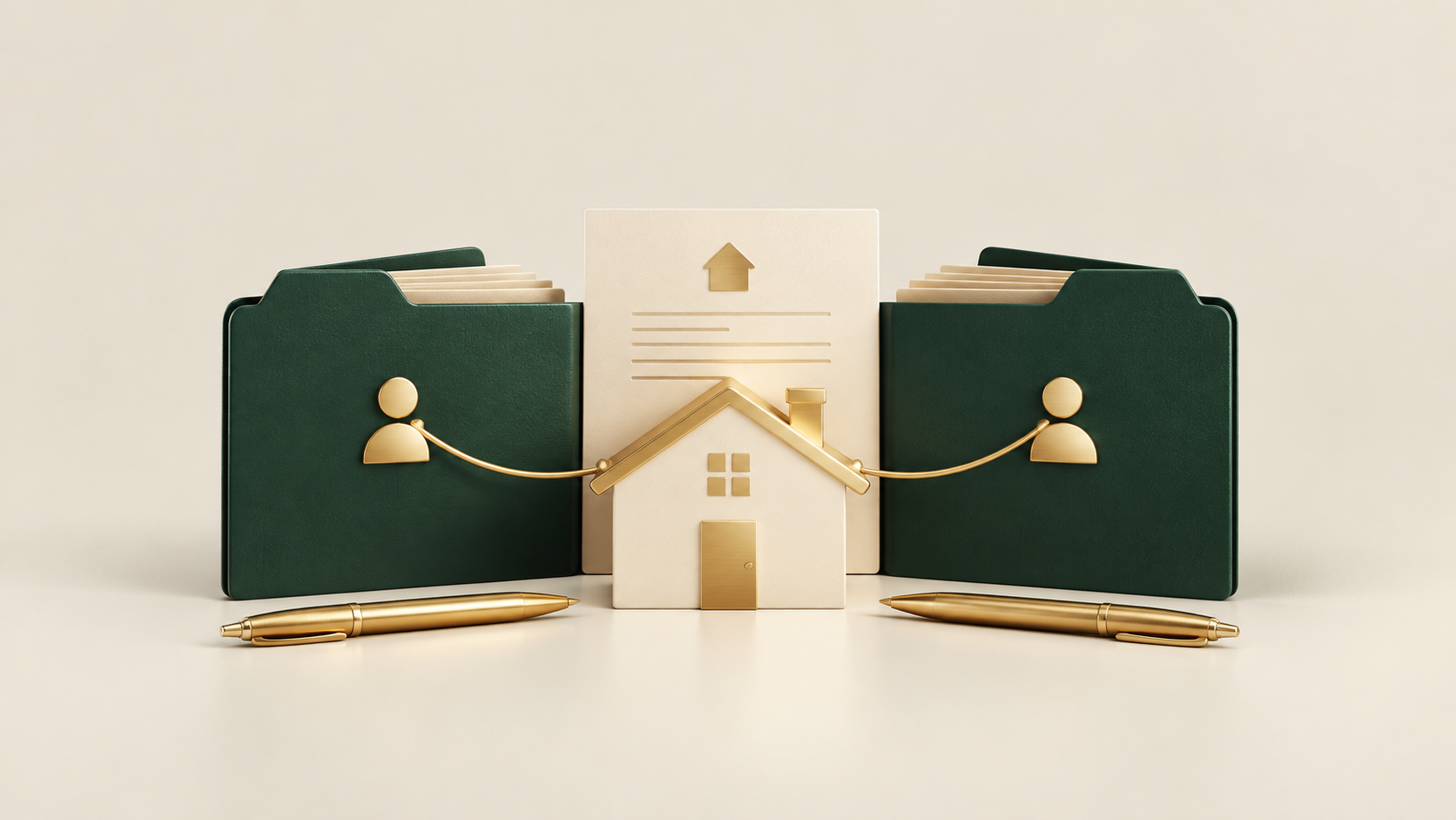 Two unmarried applicants connected to one shared mortgage application and home