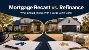 Mortgage Recast vs. Refinance: What If You Have a Large Lump Sum?
