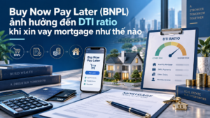 Buy Now Pay Later (BNPL) ảnh hưởng đến DTI ratio khi xin vay mortgage như thế nào