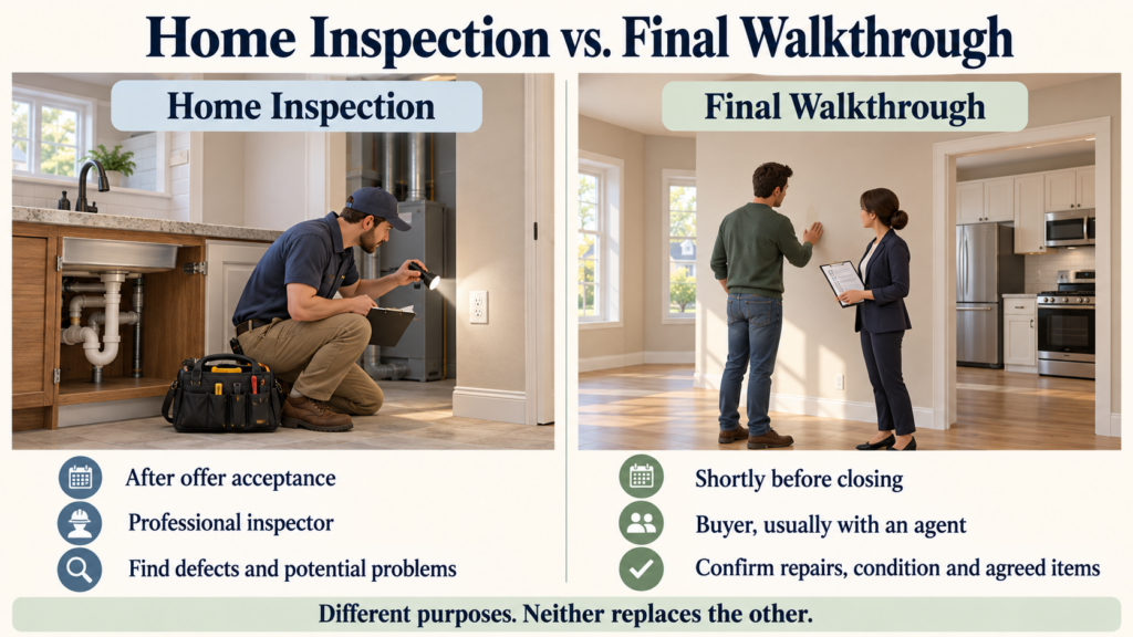 Home Inspection vs. Final Walkthrough