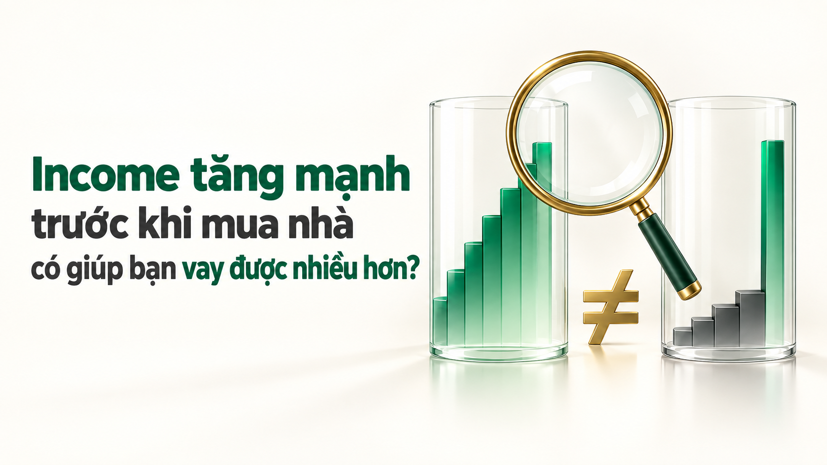 Income tăng mạnh trước khi mua nhà