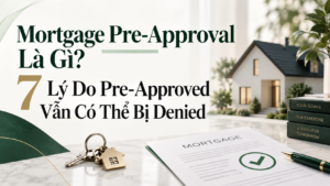 Mortgage Pre-Approval Là Gì? 7 Lý Do Pre-Approved Vẫn Có Thể Bị Denied