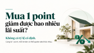Mua 1 point giảm được bao nhiêu lãi suất