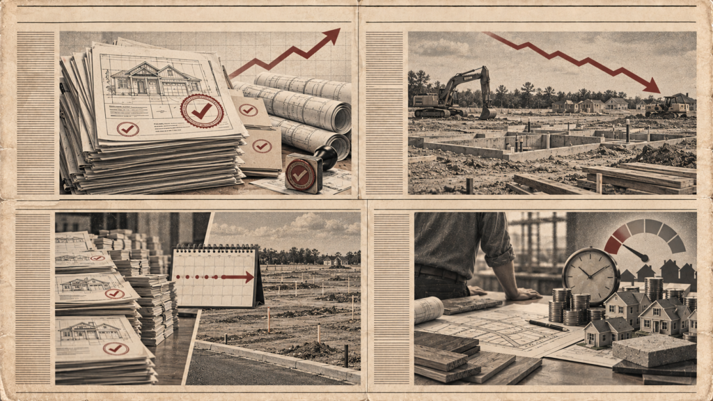 The Interesting Part Permits Are Rising While Starts Are Falling