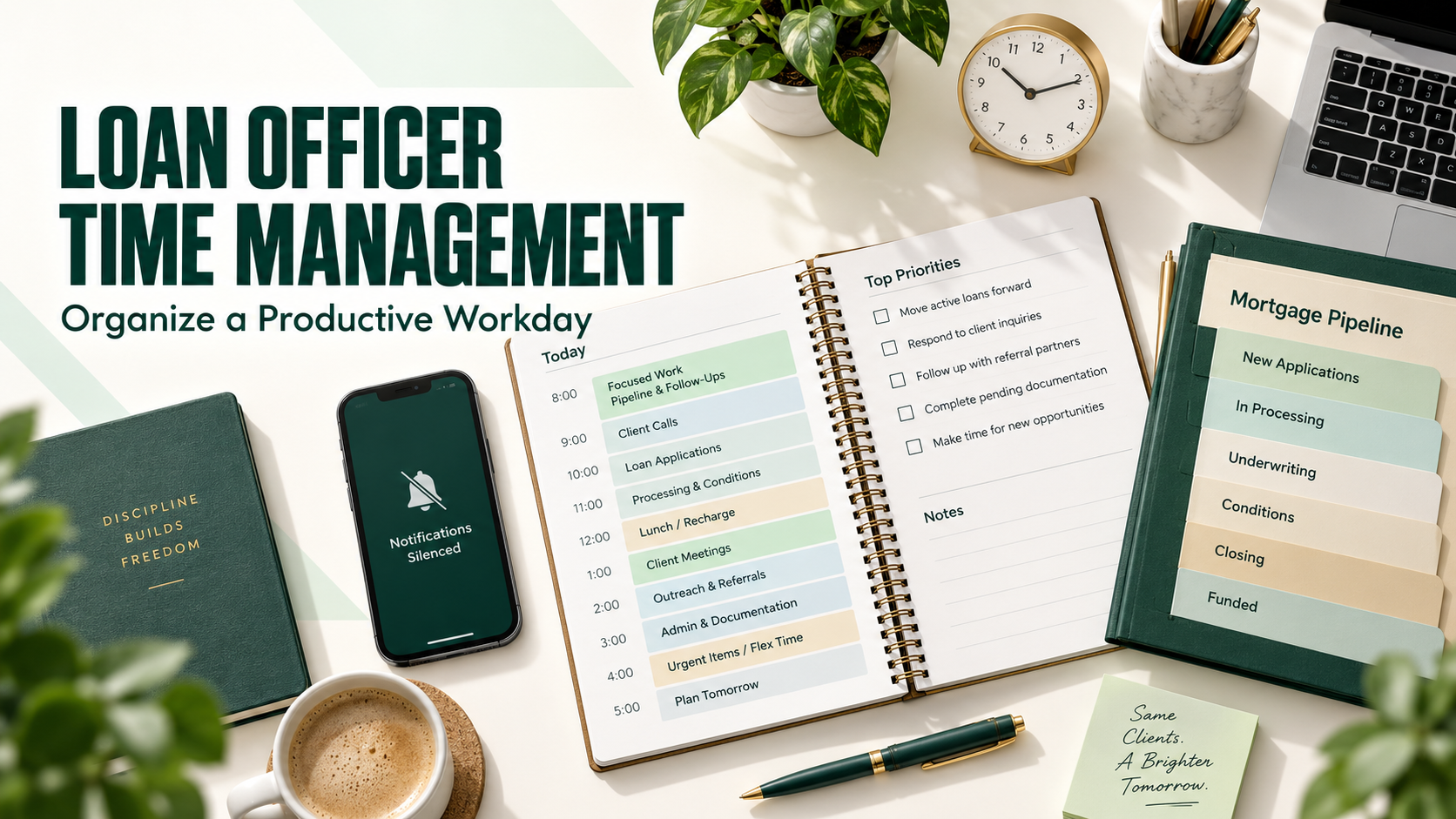 Loan Officer Time Management: How to Organize a Productive Workday