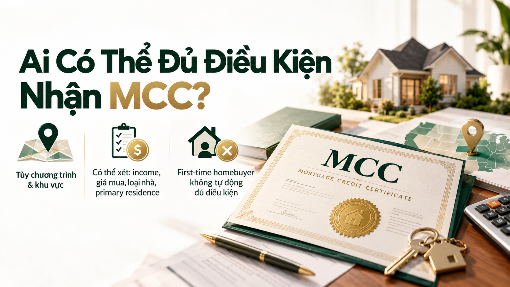 Ai có thể đủ điều kiện nhận MCC?