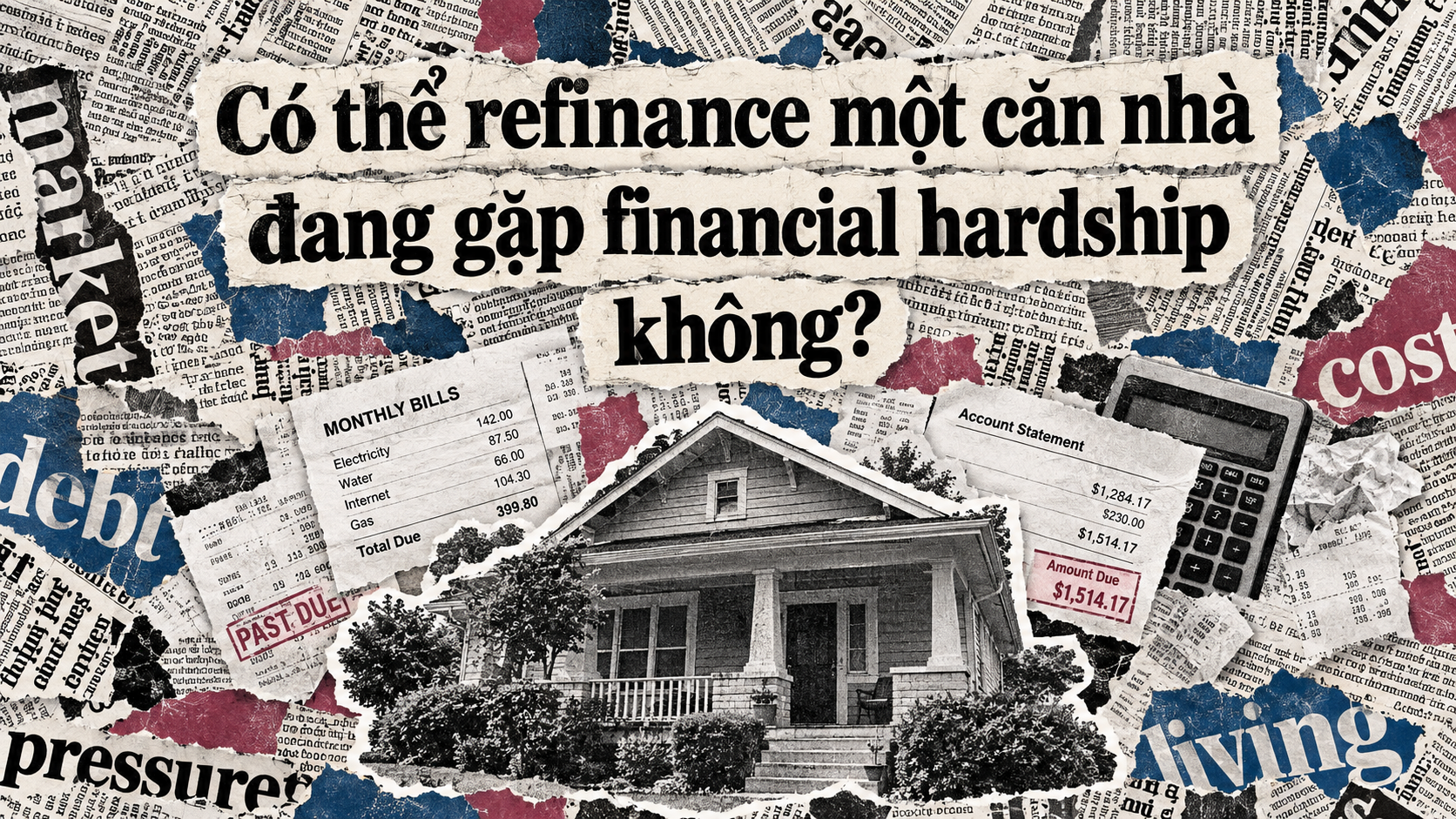 Có thể refinance một căn nhà đang gặp financial hardship không