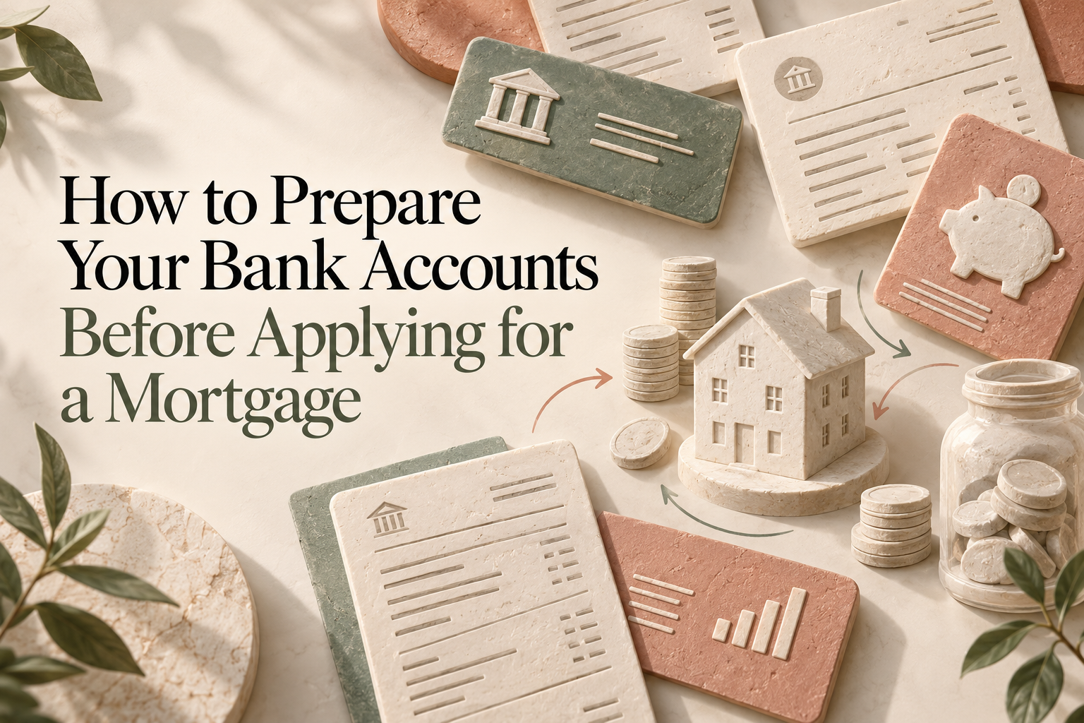 How to prepare bank accounts for a mortgage application