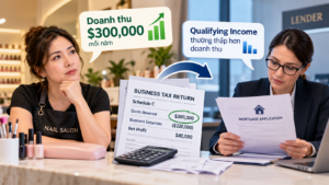 Lender Nhìn Vào Doanh Thu Hay Lợi Nhuận Khi Xét Mortgage?