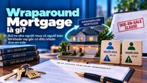 Wraparound mortgage là gì? rủi ro cho người mua và người bán khi khoản vay gốc có điều khoản due-on-sale